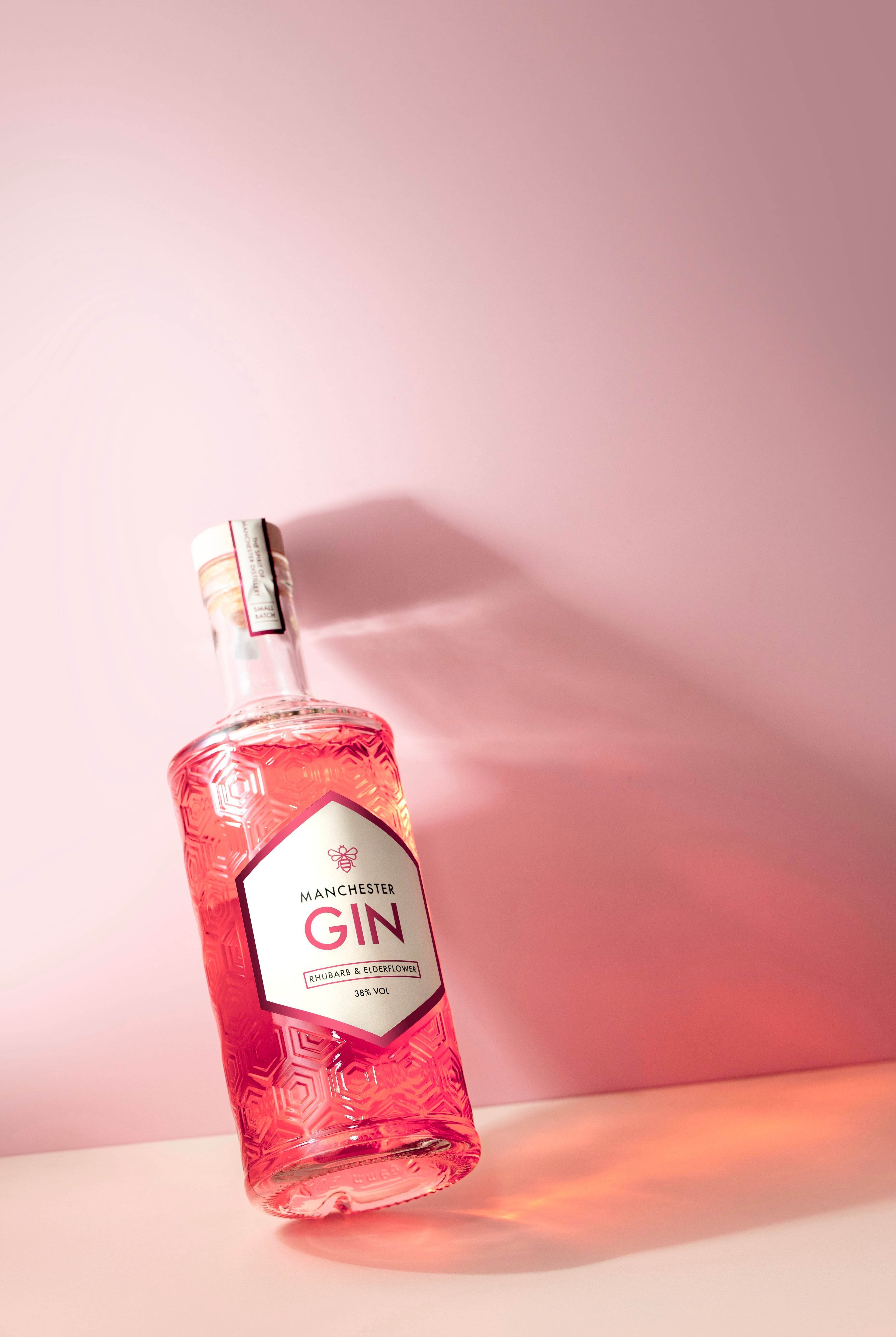 Manchester Gin Rhubarb & Elderflower - The Spirit of Manchester Distillery