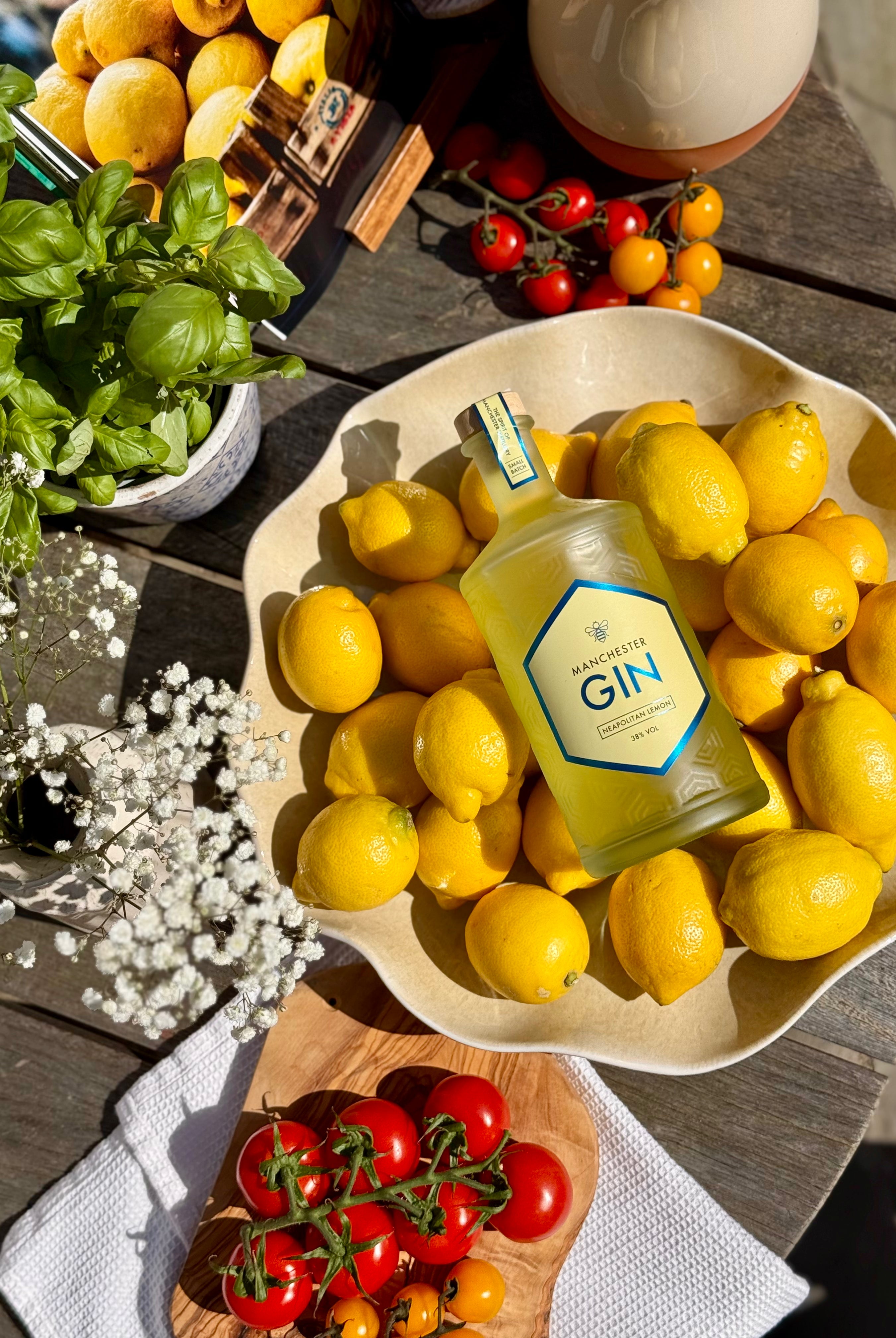 Manchester Gin Neapolitan Lemon - The Spirit of Manchester Distillery