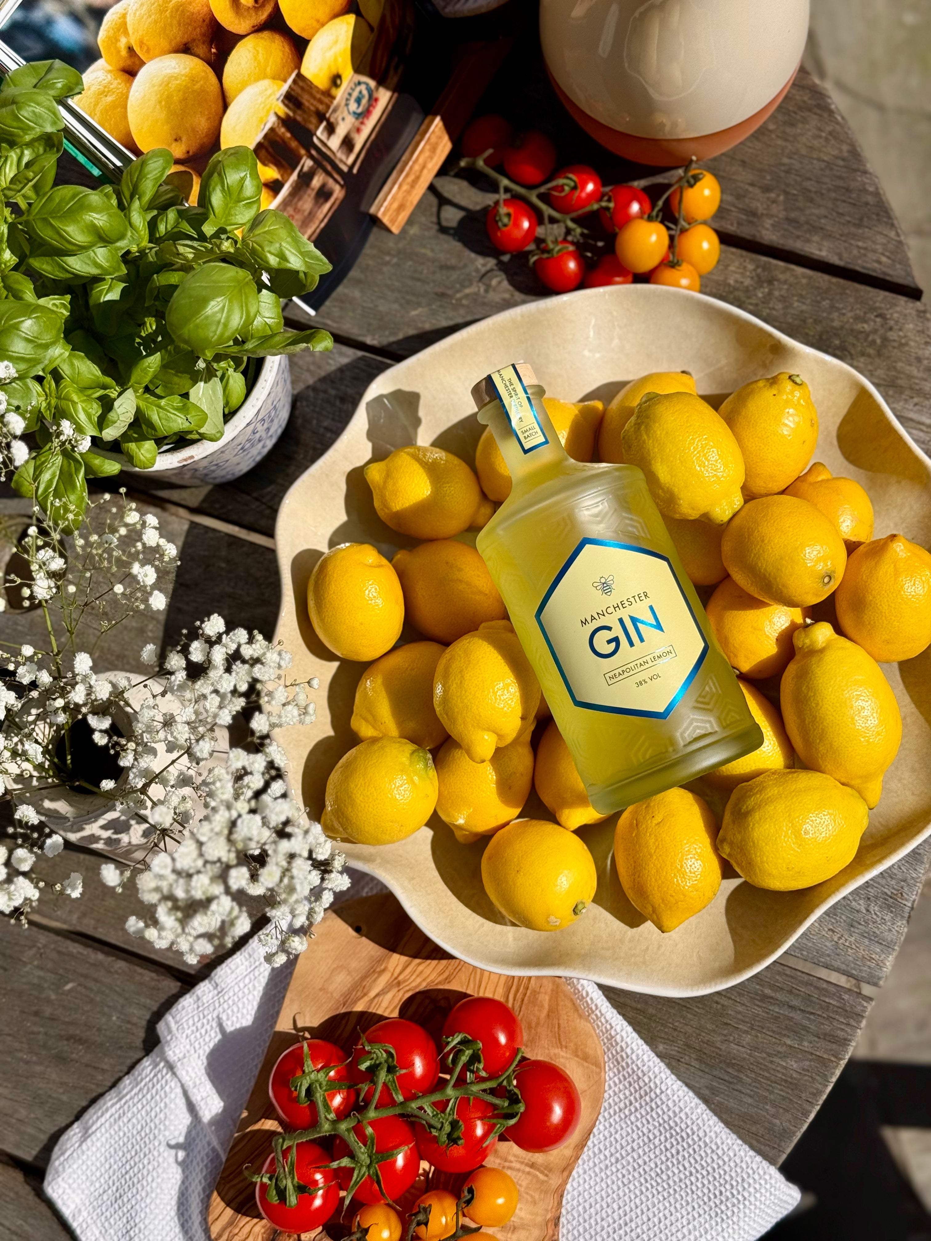Manchester Gin Neapolitan Lemon - The Spirit of Manchester Distillery