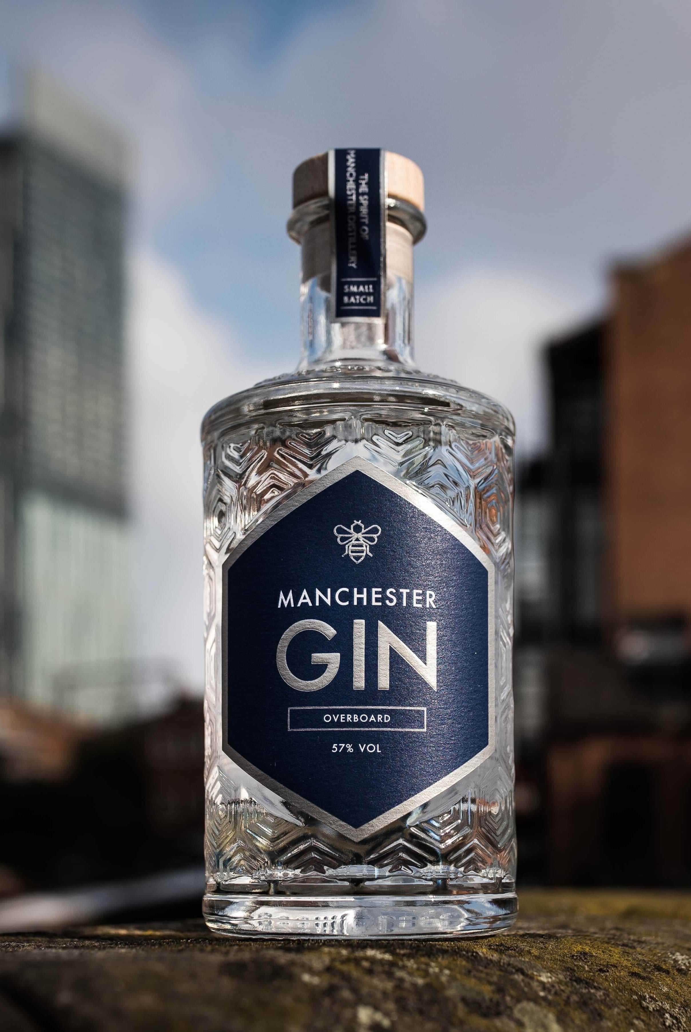 Manchester Gin - Overboard, Navy Strength Gin - The Spirit of Manchester Distillery