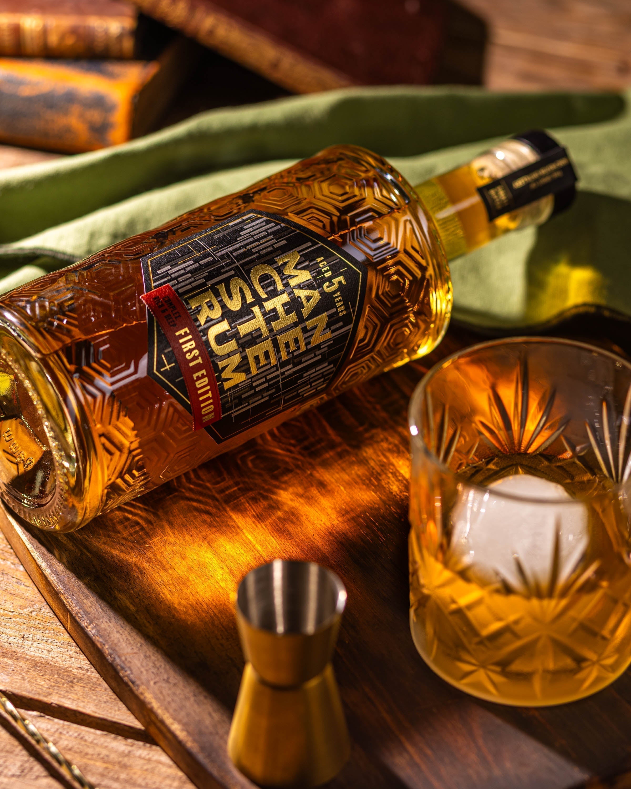 Manchester Rum - a beautiful design with Manchester within every detail