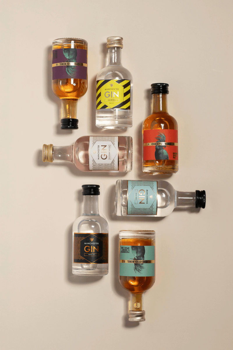 Gin & Rum Miniatures - The Spirit of Manchester Distillery