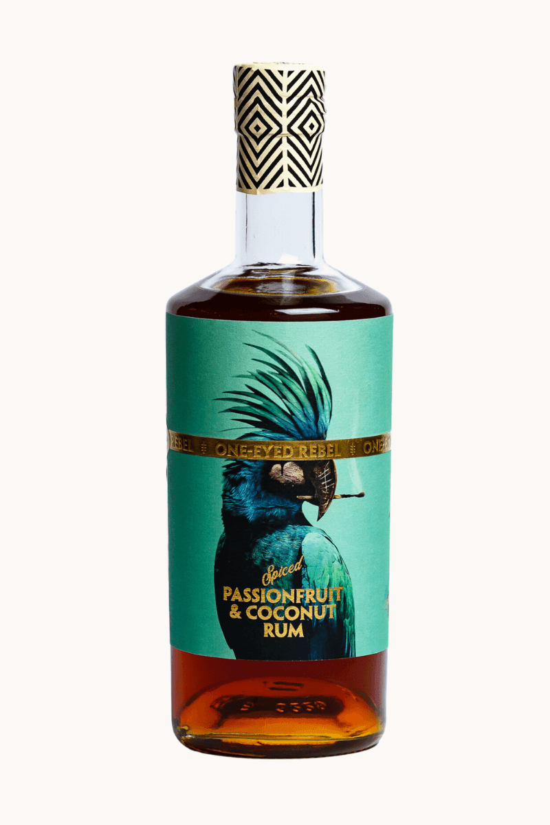 One-Eyed Rebel Spiced Rum - Passionfruit & Coconut - The Spirit of Manchester Distillery